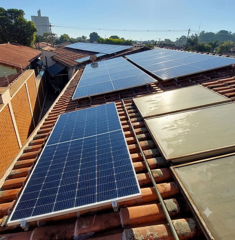 Painéis solares instalados — Campinas – SP